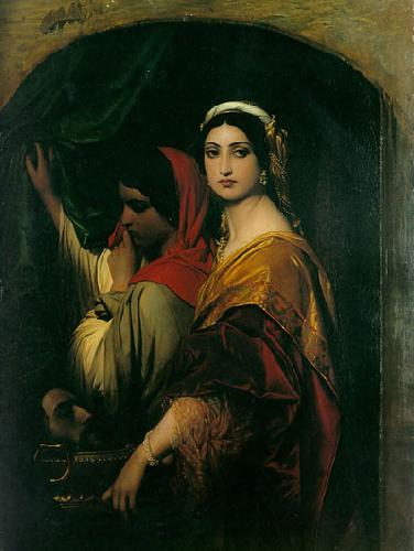 Paul Delaroche Herodias France oil painting art